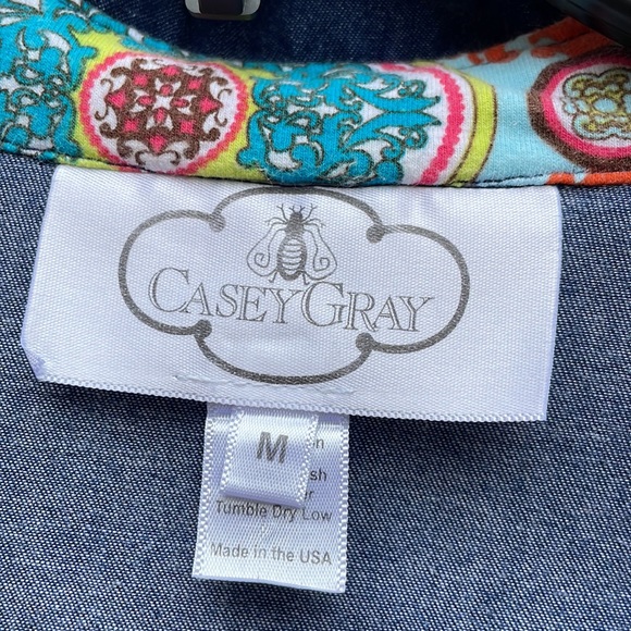 CASEY GRAY denim dress, size medium. 3/4 sleeves can be rolled up. 😍 - Picture 10 of 16